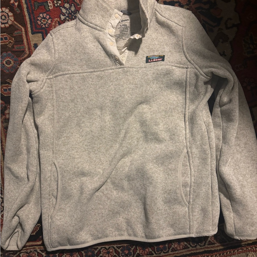 L.L. Bean cream pullover
